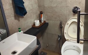Washroom in  Office Space at Chakala – for Rent