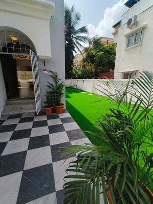 Balcony in 2 BHK Villa at Hermes Heritage Homes, Shastrinagar – for Rent