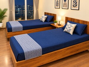 Bedroom in 3 BHK Apartment at Purva Silversands, Mundhwa – for Rent