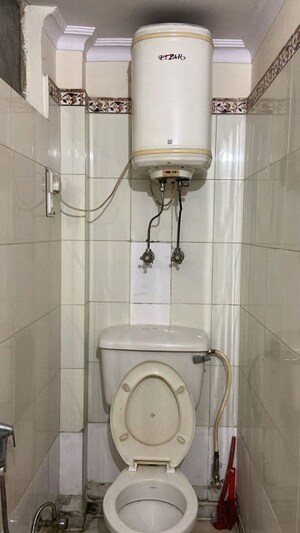 Bathroom in 1 BHK Builder Floor at Kalkaji – for Rent