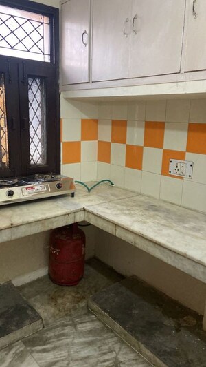 Kitchen in 1 BHK Builder Floor at Kalkaji – for Rent