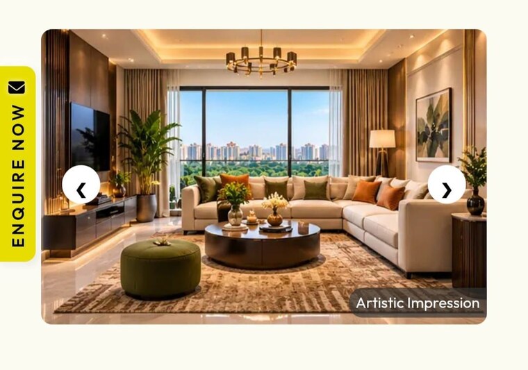 Living Room, prateek-grand-begonia 2 Bedroom 1075 Sq.Ft. Apartment In Siddharth Vihar Ghaziabad 10747078