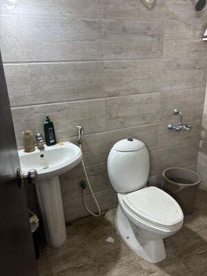 Bathroom in 3 BHK Apartment at Keerthi Splendour, Thubarahalli – for Rent