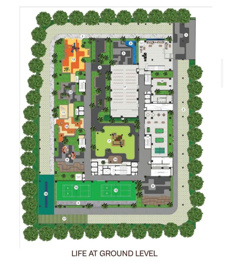 Master Plan, sunshine-terra 3 Bedroom 1690 Sq.Ft. Apartment In Puppalaguda Hyderabad 10747132