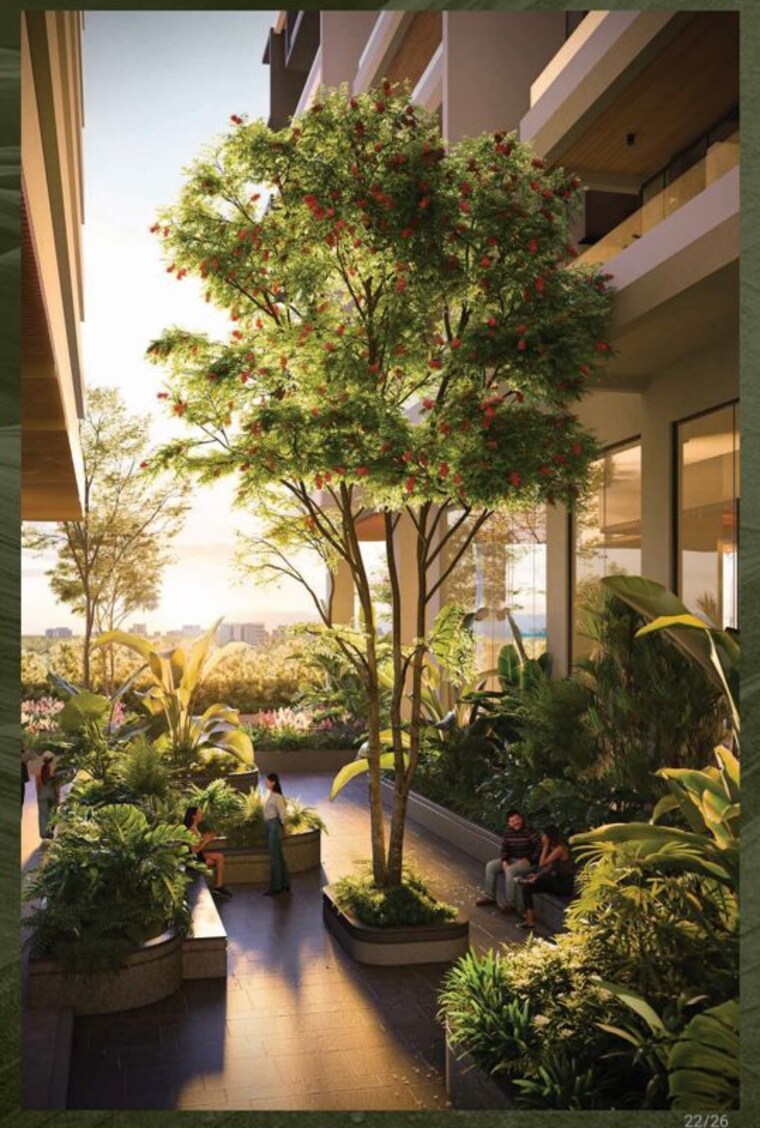 Garden, sunshine-terra 3 Bedroom 1690 Sq.Ft. Apartment In Puppalaguda Hyderabad 10747132