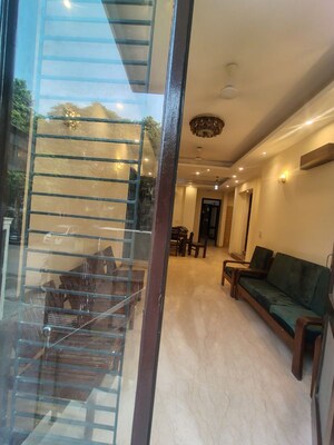 Balcony in 3 BHK Builder Floor at Malviya Nagar – for Rent