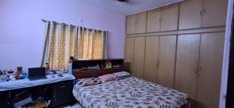 Bedroom, my-home-navadweepa 2 Bedroom 1200 Sq.Ft. Apartment In Madhapur Hyderabad 10747139