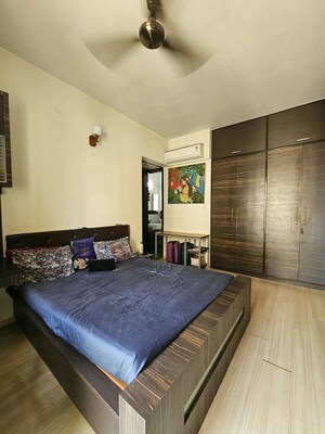 Bedroom in 2 BHK Apartment at Sheth Vasant Lawns, Laxmi Nagar – for Rent