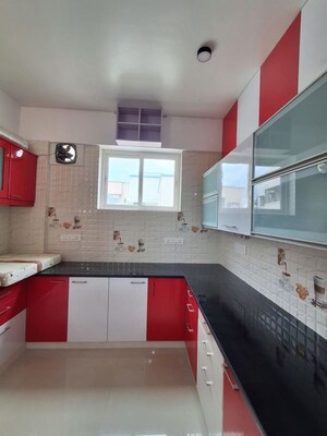 Kitchen in 3 BHK Apartment at Sanjay Nagar – for Rent