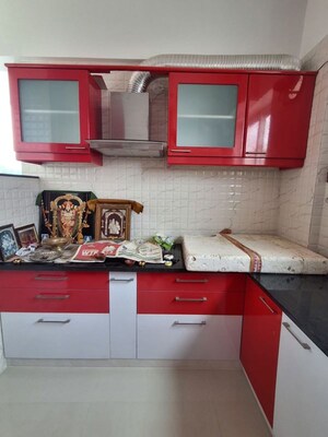 Kitchen in 3 BHK Apartment at Sanjay Nagar – for Rent