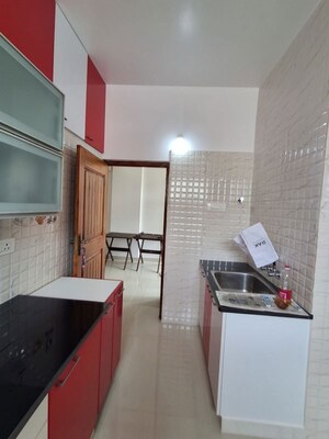 Kitchen in 3 BHK Apartment at Sanjay Nagar – for Rent