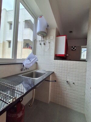 Kitchen in 3 BHK Apartment at Sanjay Nagar – for Rent