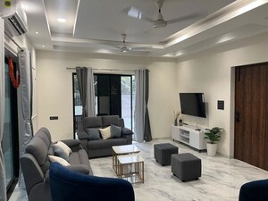 Living Room in 4 BHK Villa at The Riverine Private Riverside Estate, Manor – for Sale