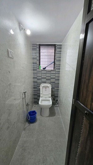 Bathroom in 1 BHK Apartment at Manish CHS, Lokmanya Nagar – for Rent