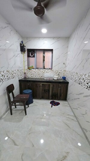 Kitchen in 1 BHK Apartment at Manish CHS, Lokmanya Nagar – for Rent