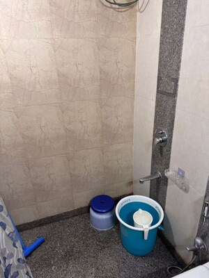 Bathroom in 1 BHK Apartment at Kalpataru Hills, Manpada – for Rent