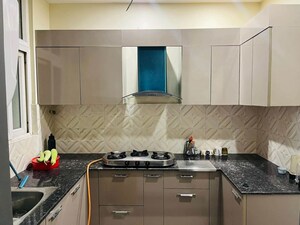 Kitchen in 3 BHK Builder Floor at Freedom Fighters Enclave – for Rent