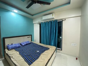 Bedroom in 2 BHK Apartment at Cosmos Habitat, Majiwada – for Rent