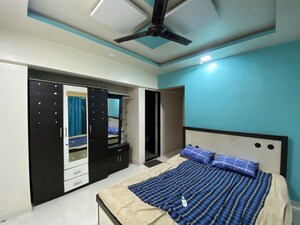 Bedroom in 2 BHK Apartment at Cosmos Habitat, Majiwada – for Rent