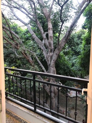 Balcony in 1 RK Builder Floor at Sushant Lok I – for Rent
