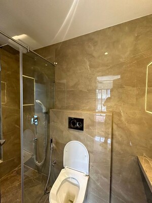 Bathroom in 2 BHK Apartment at L Nagpal NN Tower, Khar West – for Rent