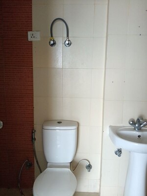 Bathroom in 3 BHK Apartment at Mahagun My Woods, Sector 16c Greater Noida – for Rent