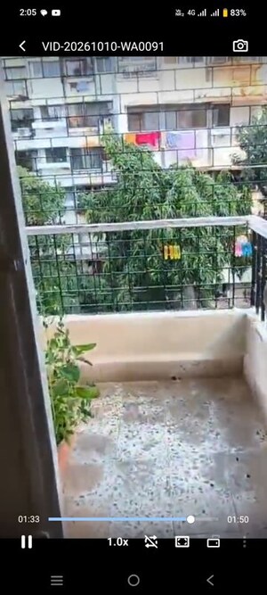 Balcony in 2 BHK Apartment at Paradise Apartments, Lokhandwala – for Rent