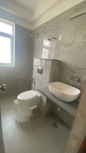Bathroom in 3 BHK Builder Floor at Ansal Palam Triangle, Palam Vihar Extension – for Rent
