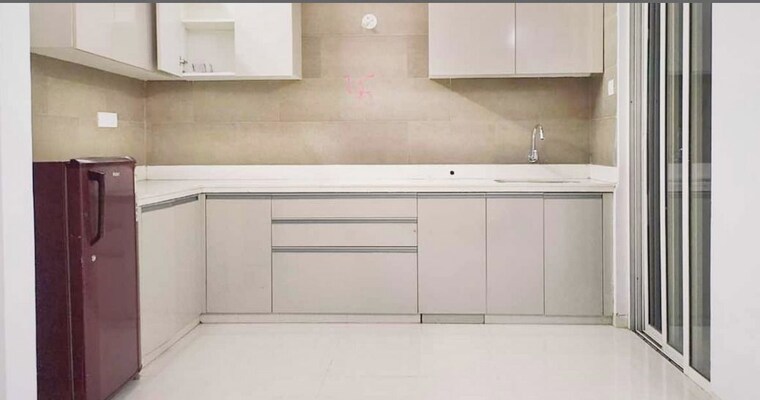 Kitchen, akshar-green-world 3 Bedroom 1510 Sq.Ft. Apartment In Dighe Navi Mumbai 10739114