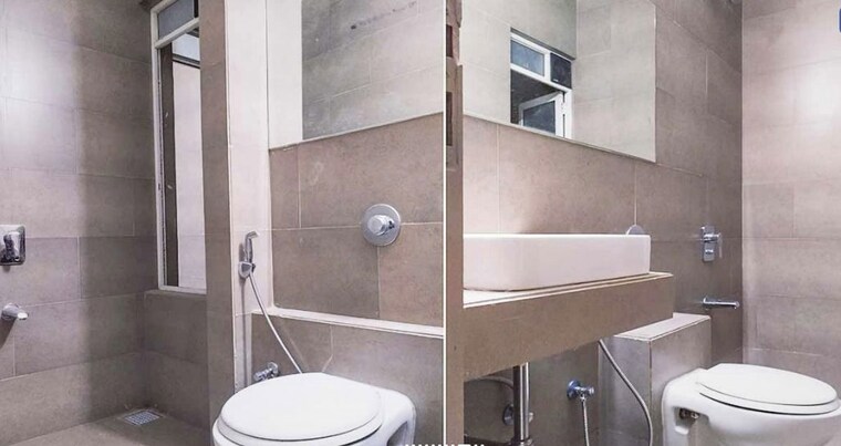 Bathroom, akshar-green-world 3 Bedroom 1510 Sq.Ft. Apartment In Dighe Navi Mumbai 10739114