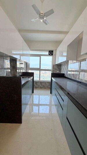 Kitchen in 2 BHK Apartment at Group Satellite Elegance, Goregaon East – for Rent
