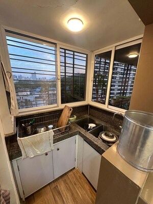 Kitchen in 3 BHK Apartment at Kalpataru Hills Phase II, Manpada – for Sale