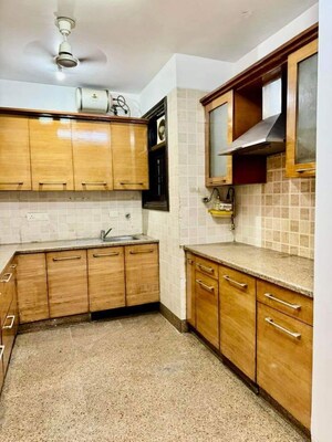 Kitchen in 3 BHK Apartment at Malviya Nagar – for Rent
