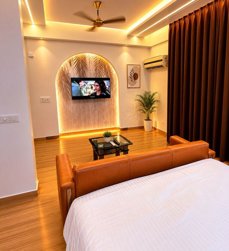 Bedroom, experion-capital 2 Bedroom 1400 Sq.Ft. Apartment In Gomti Nagar Lucknow 10747519