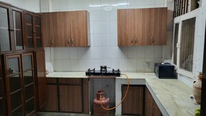 Kitchen in 2 BHK Builder Floor at Greater Kailash I – for Rent