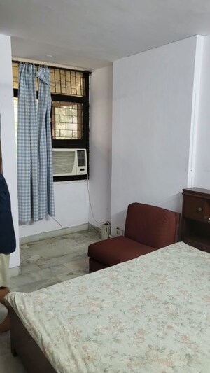 Living Room in 2 BHK Builder Floor at Greater Kailash I – for Rent