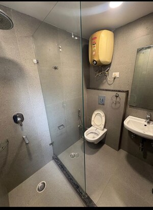 Bathroom in 3 BHK Builder Floor at Greater Kailash I – for Rent