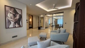 Living Room in 3 BHK Apartment at Green Park Extension – for Rent