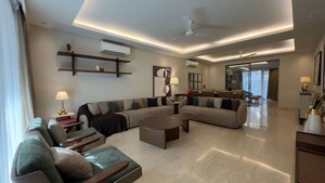 Living Room in 3 BHK Apartment at Green Park Extension – for Rent