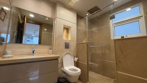 Bathroom in 3 BHK Apartment at Green Park Extension – for Rent