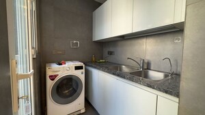 Kitchen in 3 BHK Apartment at Green Park Extension – for Rent