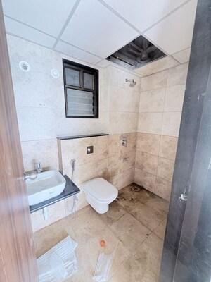 Bathroom in 2 BHK Apartment at Paranjape Blue Ridge, Hinjewadi – for Rent