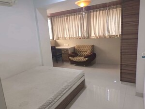 Bedroom in 3 BHK Apartment at Chamunda Heights, Ghansoli – for Rent