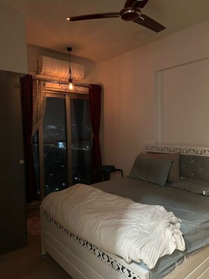 Bedroom in 1 BHK Apartment at Gurukrupa Marina Enclave, Malad West – for Rent