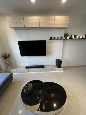 Hall in 2.5 BHK Apartment at The Wadhwa Anmol Fortune, Goregaon West – for Rent