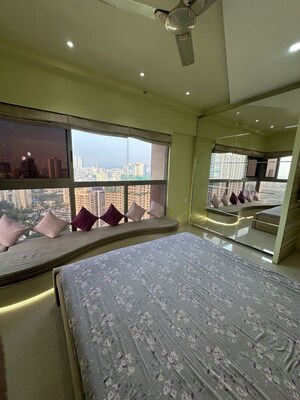 Master Bedroom in 2.5 BHK Apartment at The Wadhwa Anmol Fortune, Goregaon West – for Rent