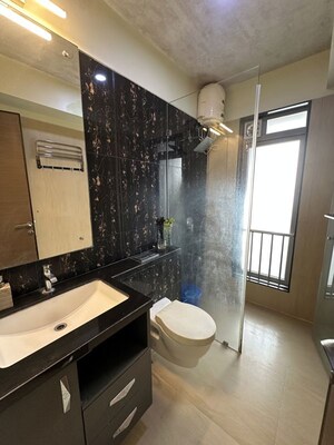 Attached Bathroom in 2.5 BHK Apartment at The Wadhwa Anmol Fortune, Goregaon West – for Rent