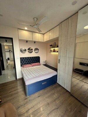 Bedroom in 2.5 BHK Apartment at The Wadhwa Anmol Fortune, Goregaon West – for Rent