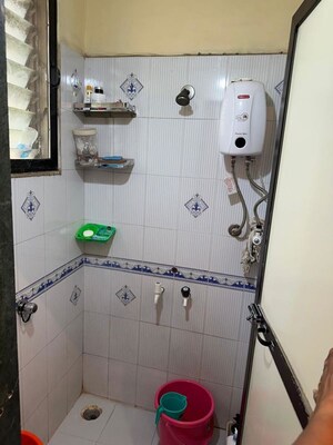 Bathroom in 1 BHK Apartment at Sukh Sakhu Sadan CHS, Kharghar – for Sale