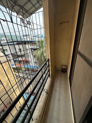 Balcony in 1 BHK Apartment at Sukh Sakhu Sadan CHS, Kharghar – for Sale